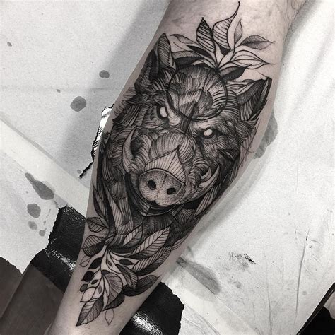 Wild Boar Tattoo