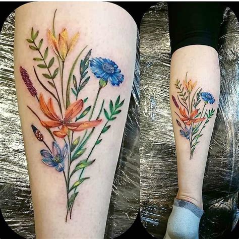 Wild Flower Tattoo