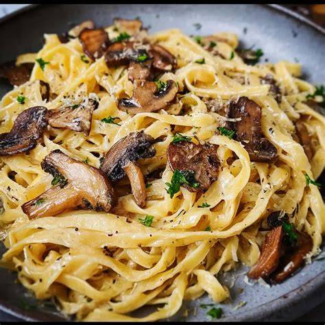 Wild Mushroom Truffle Pasta
