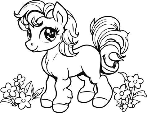 Wild Pony Coloring Pages