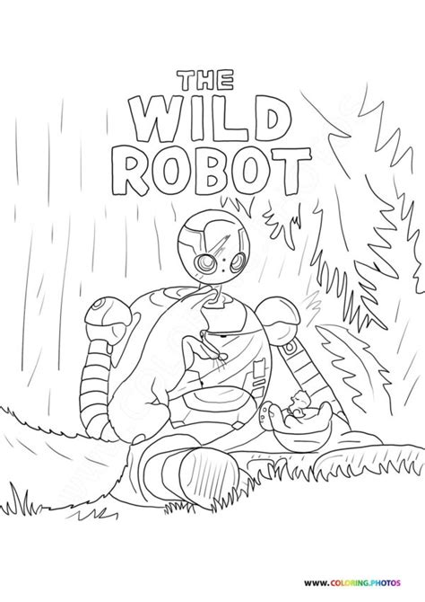 Wild Robot Coloring Page