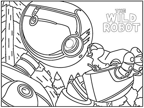 Wild Robot Coloring Pages