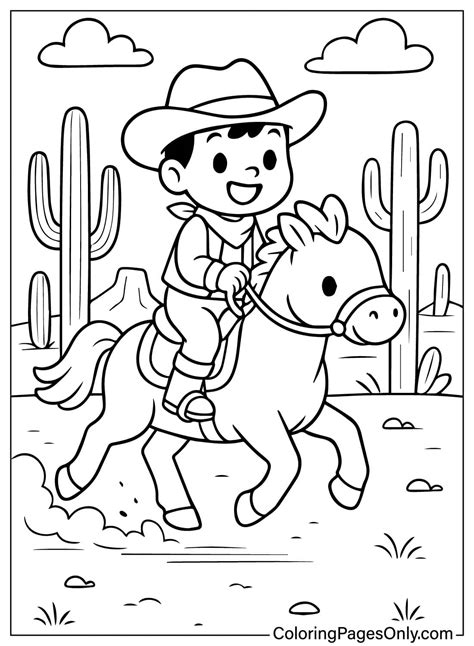 Wild West Coloring Pages