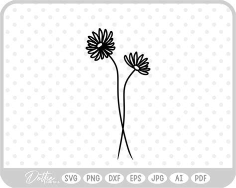 Download Wildflower Svg Commercial Use DXF Files