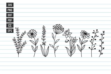 Download Wildflower Svg Cut Files