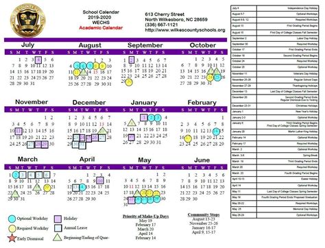 20212022 School Year Calendar Wilkinson County Primary School
