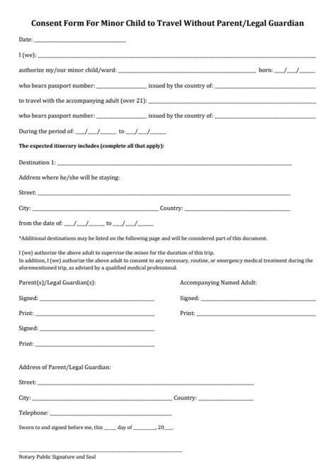 Will For Parents With Minor Child Template