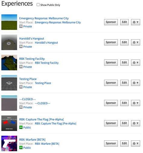 Will Roblox ever add the ability to delete experiences that you no 