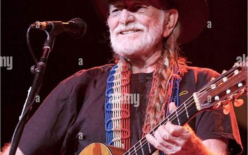 Willie Nelson Performing On Stage
