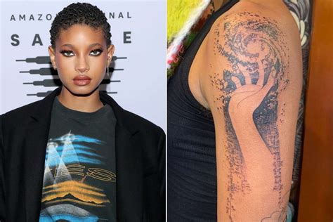 Willow Smith got matching lotus tattoos with her mom and