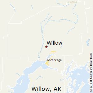 Willow Alaska Map