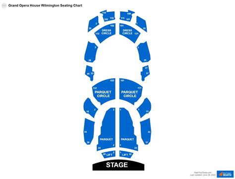 Wilmington Grand Opera House Seating Chart