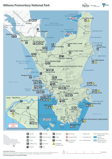 Wilson Promontory Map