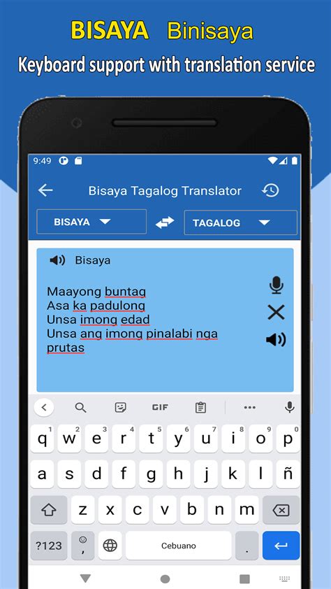 Win Translate To Bisaya