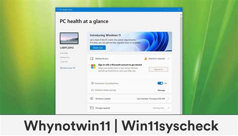 Win11SysCheck
