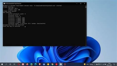 Win11Syscheck: Check your System Compatibility