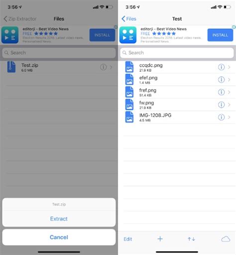 WinZip and WinRAR Alternative Android and iOS App