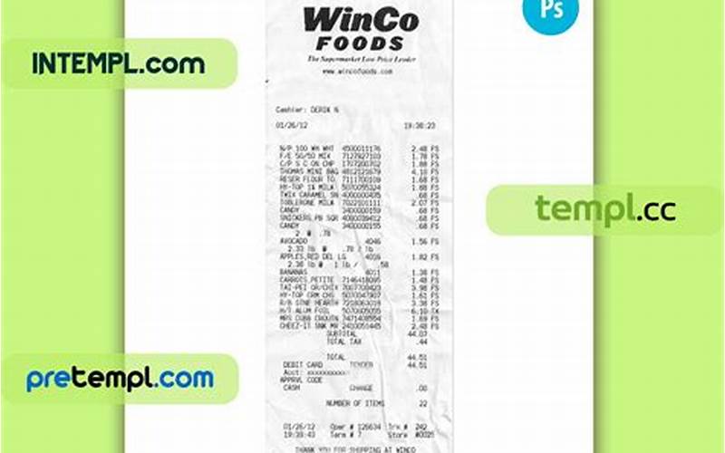 Winco Payment