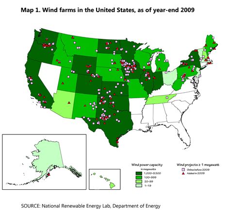 Map Of Wind Farms In The Us
