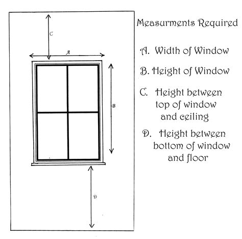 Window Measurement Template
