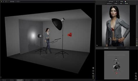 Window Blind Lighting Setup