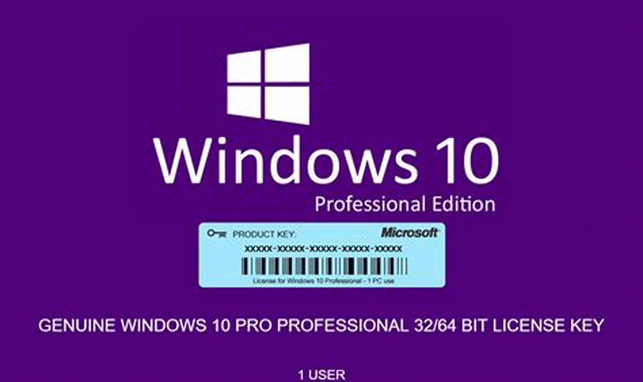 Windows 10 Pro Product Key Free 2024 64 Bit