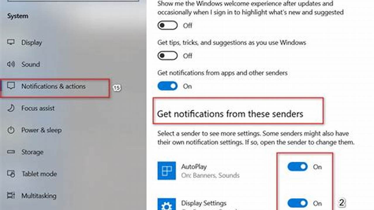 Windows Notification Settings How To Turn Off