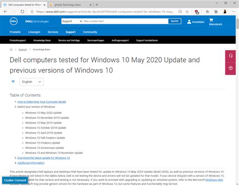 Windows 10 2004 compatible devices include Dell XPS