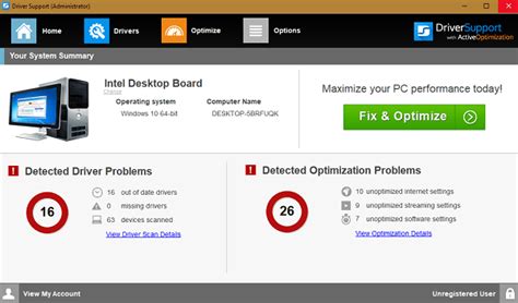 Windows 10 Driver Optimizer