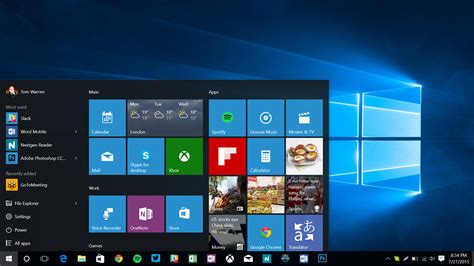 Windows 10 Home GUI