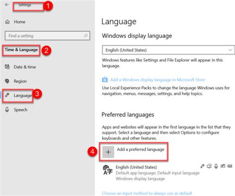 Windows 10 Language
