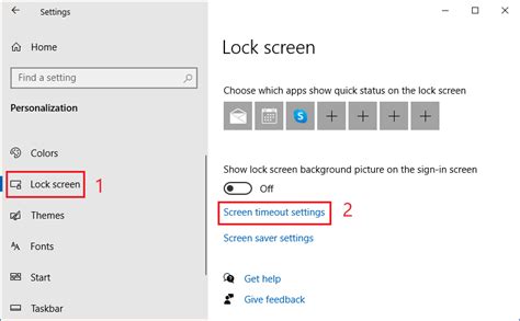 Windows 10 Lock Screen Timer