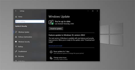 Windows 10 October 2020 Update: Availability