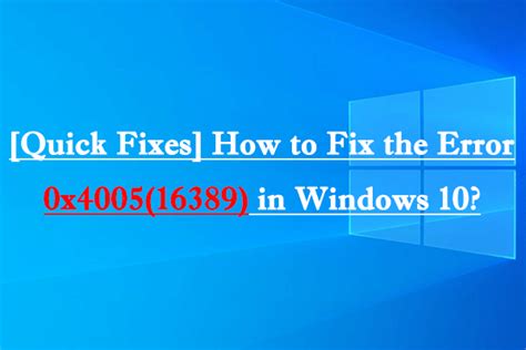 Windows 10 Quick Fixes