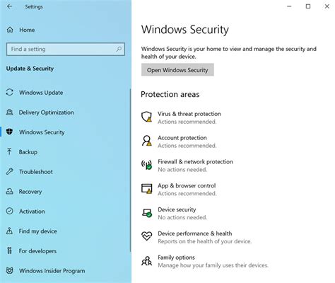 Windows 10 Security