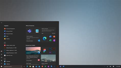 Windows 10 new UI timeline