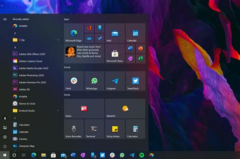 Windows 10 new features
