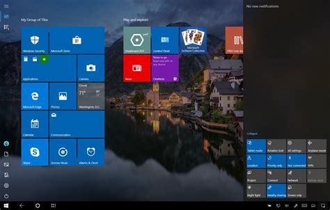 Windows 10 new tablet mode