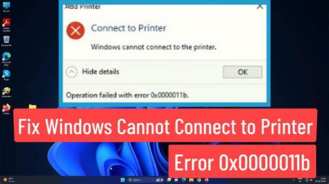 Windows 10 printer error fix