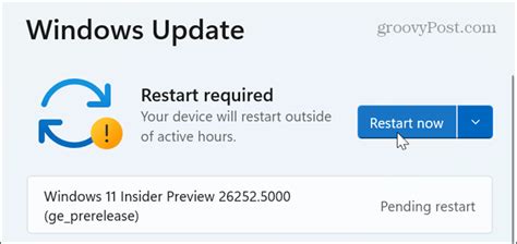 Windows 11 Build 26252: Changes and improvements