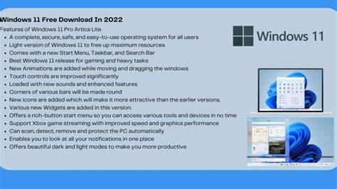 Windows 11 Free Download Benefits Image