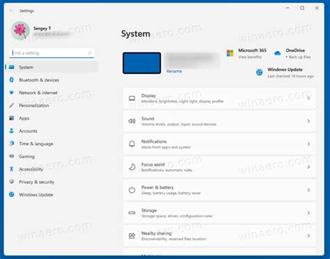 Windows 11 Settings app