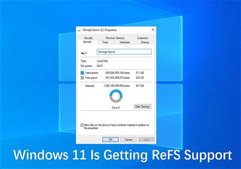 Windows 11 is now getting ReFS support