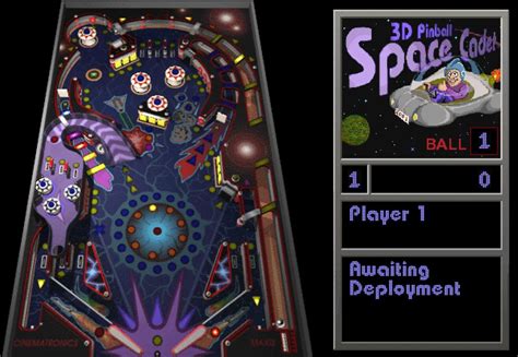 Windows 95: Space Cadet 3D Pinball