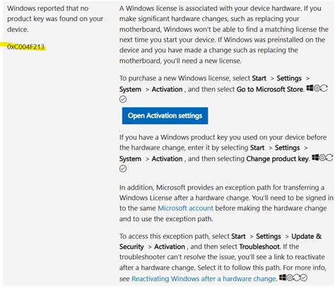 Windows Activation Errors