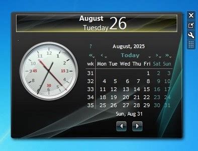 Windows Calendar Gadget Free Version