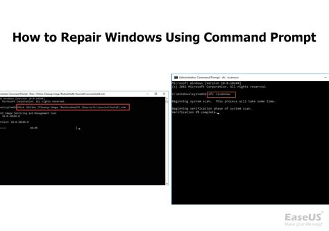 Menggunakan CMD untuk memperbaiki Windows