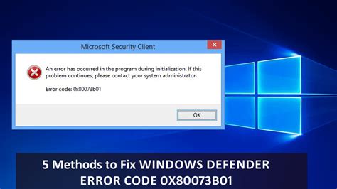 Windows Defender error: What to do
