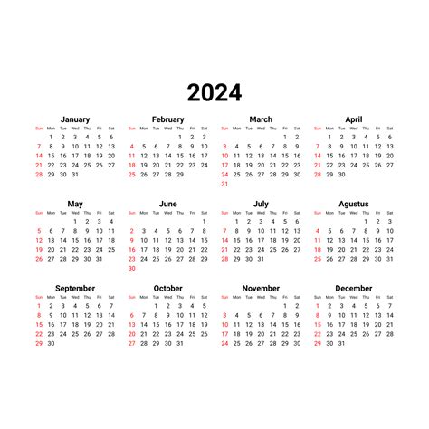 Windows Desktop Calendar 2024