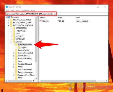 Antarmuka Registry Editor